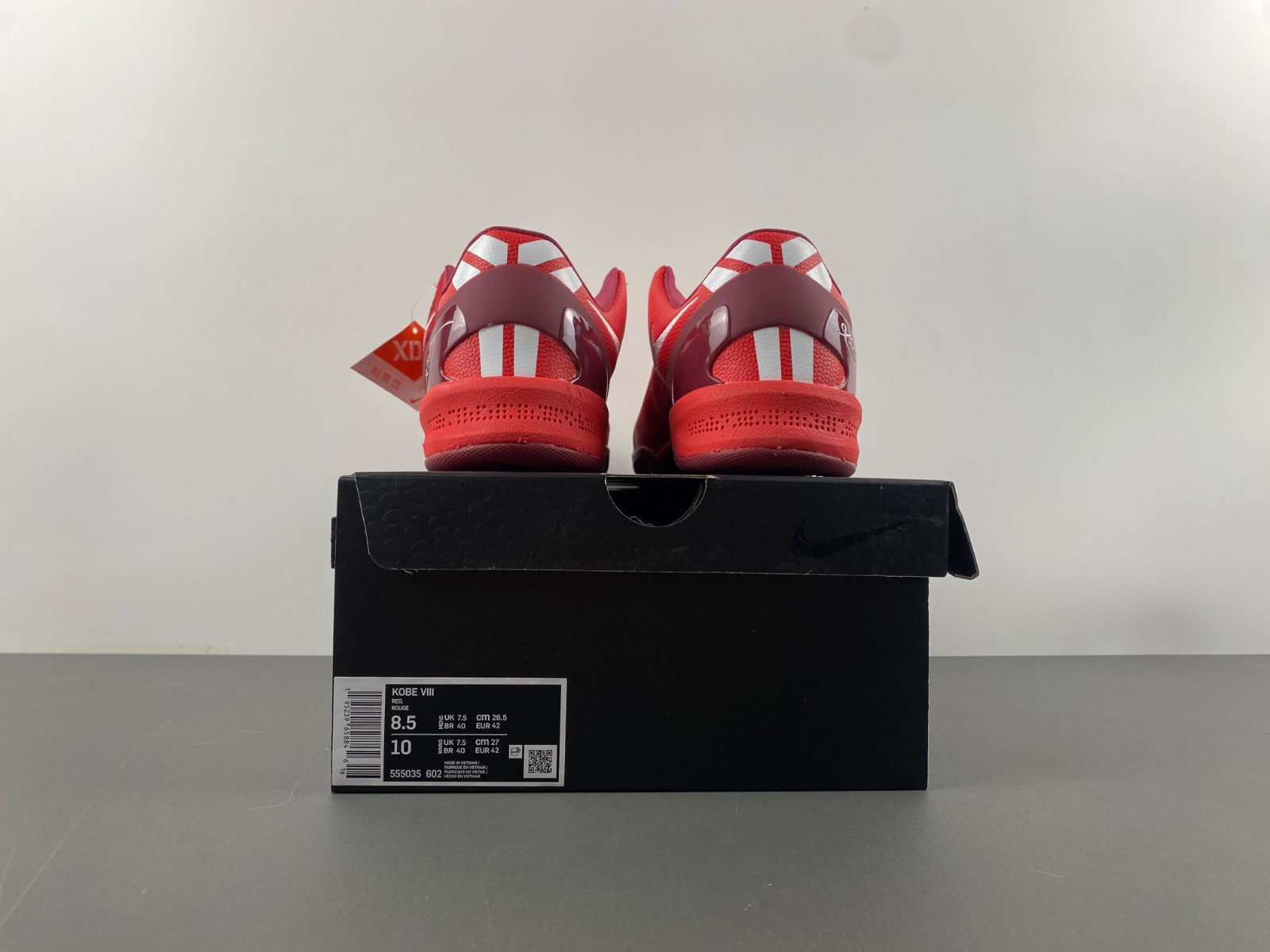 nike air zoom kobe viii 8 system chilling red 555035-600
