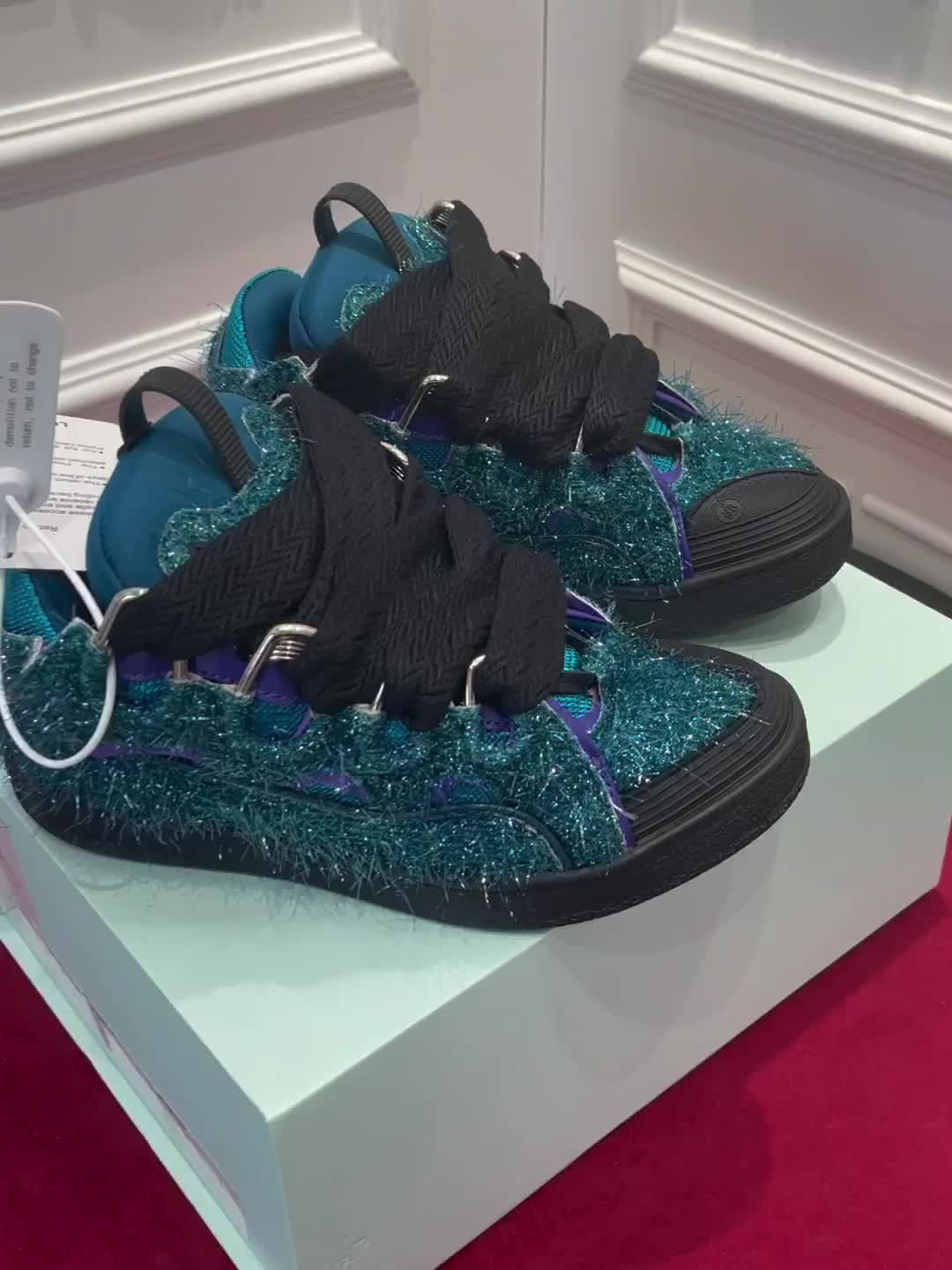 lanvin curb sneaker