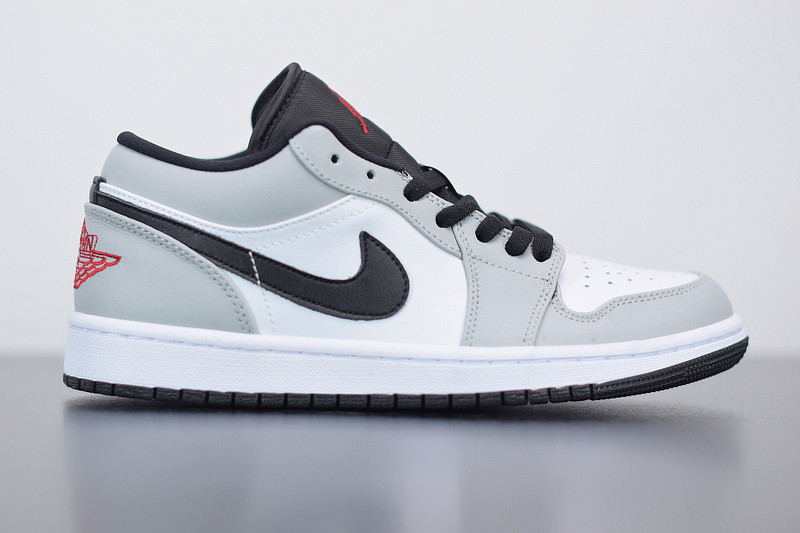 air jordan 1 low gs "light smoke grey" 553560-030