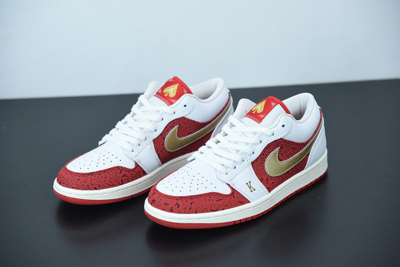 air jordan 1 low “spades” dj5185-100