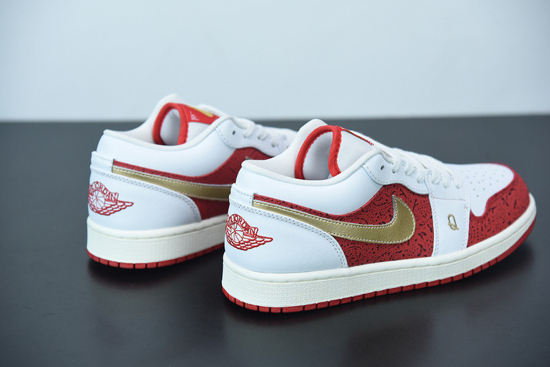 air jordan 1 low “spades” dj5185-100