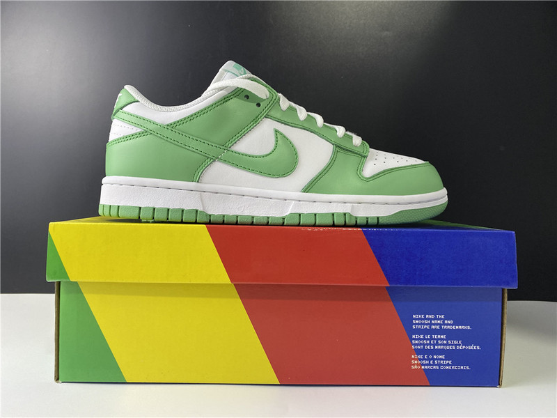 nike dunk low “green glow” cu1726-188
