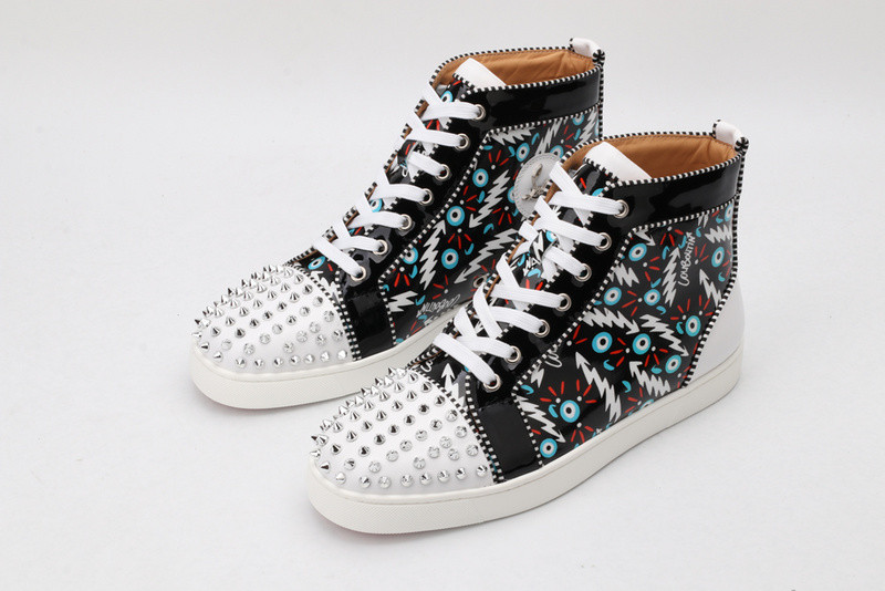 chian louin high top sneaker