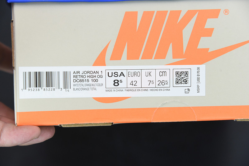 air jordan 1 retro high og “prototype” dc6515-100