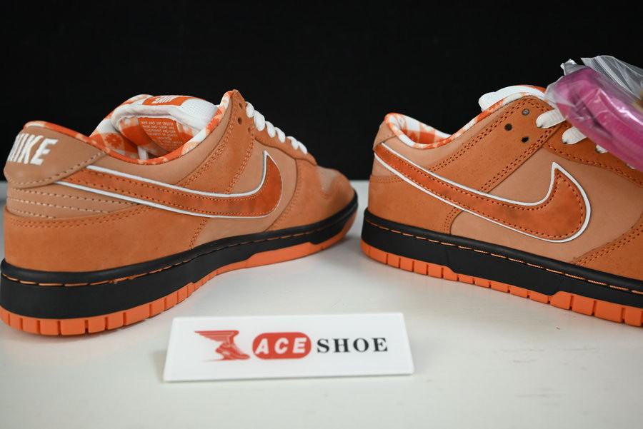 concepts x nike sb dunk low "orange lobster" fd8776-800