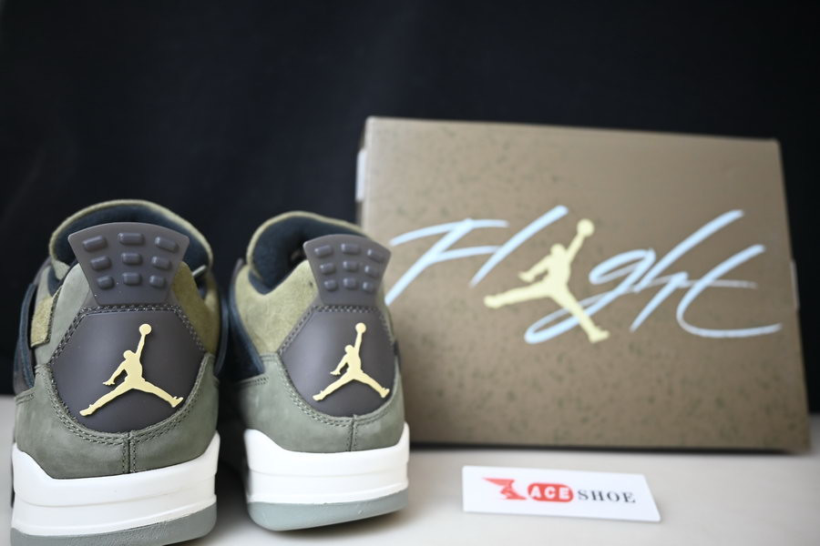 air jordan 4 craft "medium olive" fb9927-200