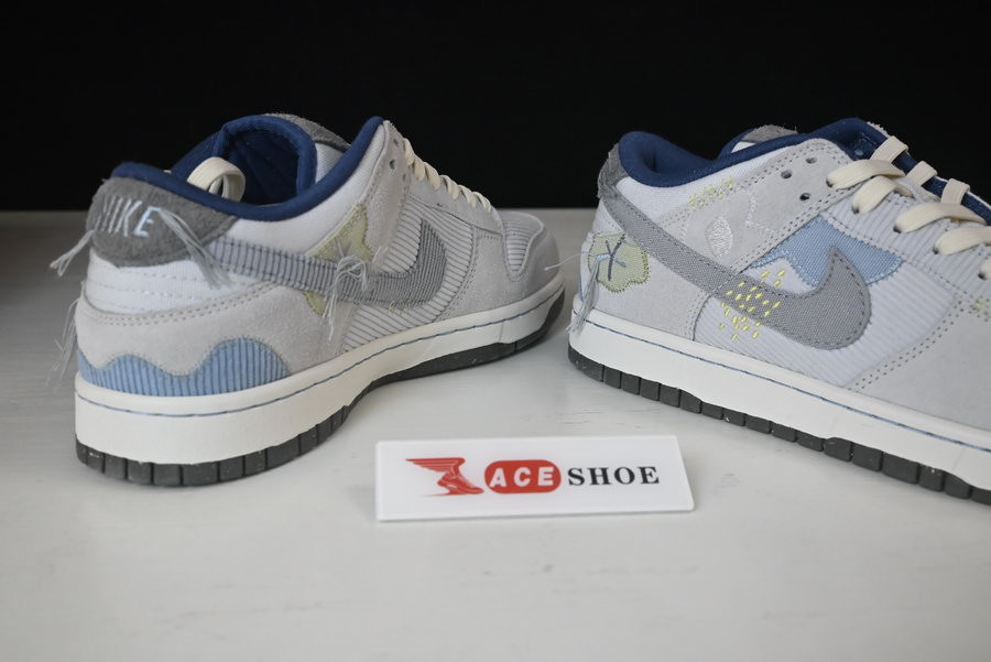 nike dunk low "bright side" (grey) dq5076-001
