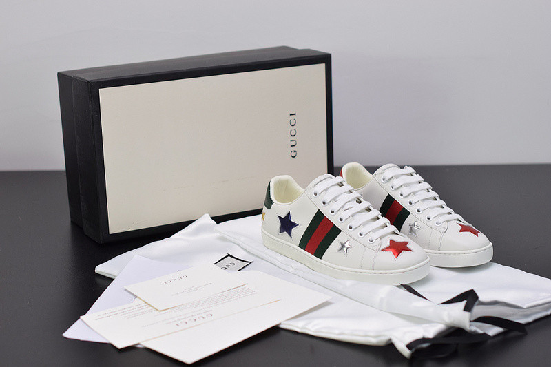 g*u*i ace embroidered low-top sneaker