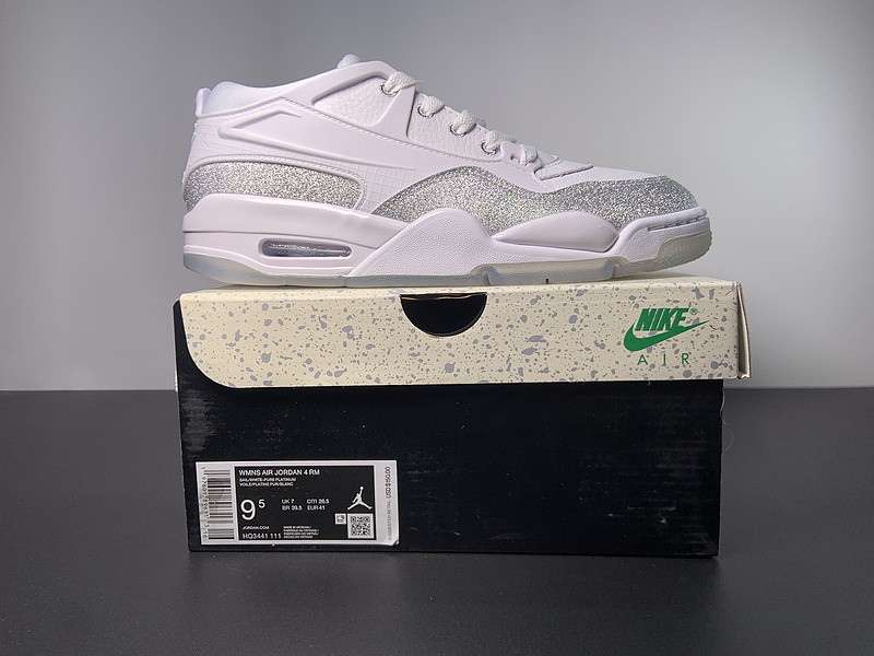 nigel sylvester x air jordan 4 rm white hq3441-111