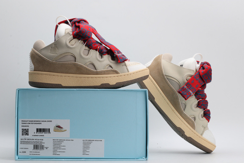 lanvin curb sneaker