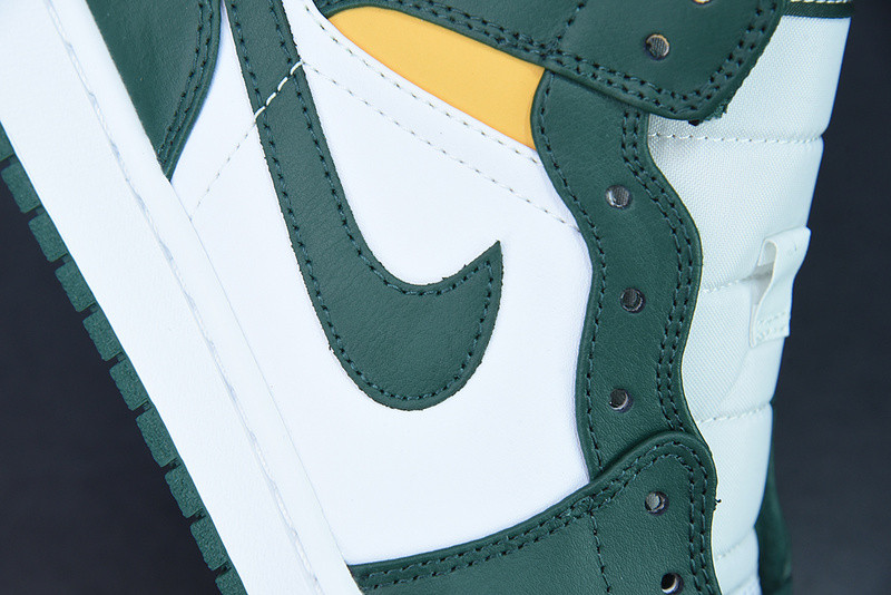air jordan 1 mid green yellow 554724-371