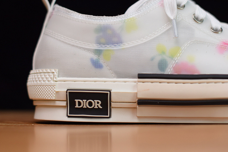 dio* b23 oblique low top sneakers t00853-1063