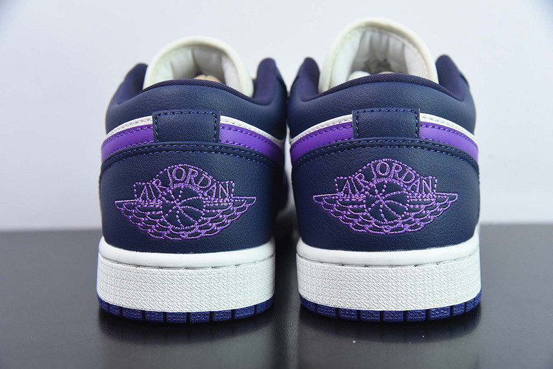 air jordan 1 low womens "purple/sail" dc0774-502