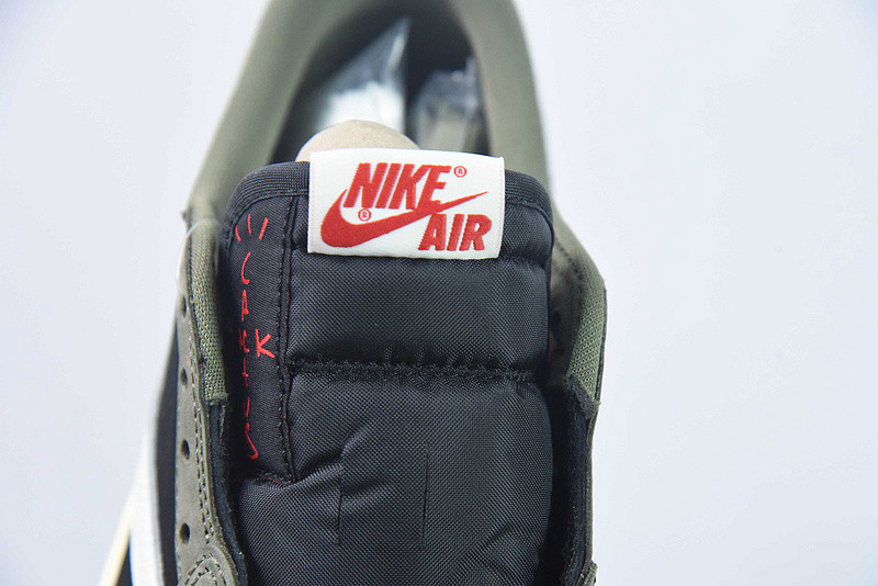 travis scott x air jordan 1 low og “black olive” dm7866-002