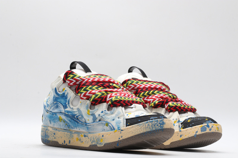 lanvin curb sneaker
