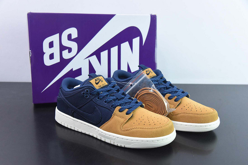 nike sb dunk low "midnight navy/ochre" dx6775-400