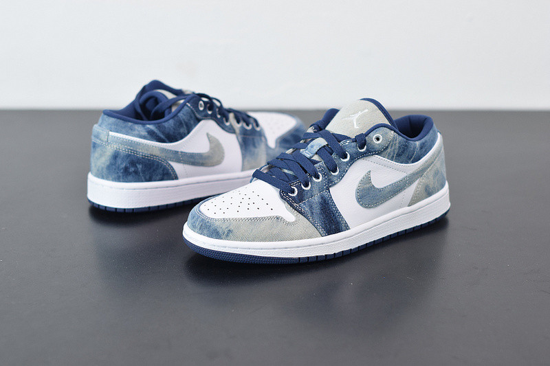 air jordan 1 low “washed denim” cz8455-100