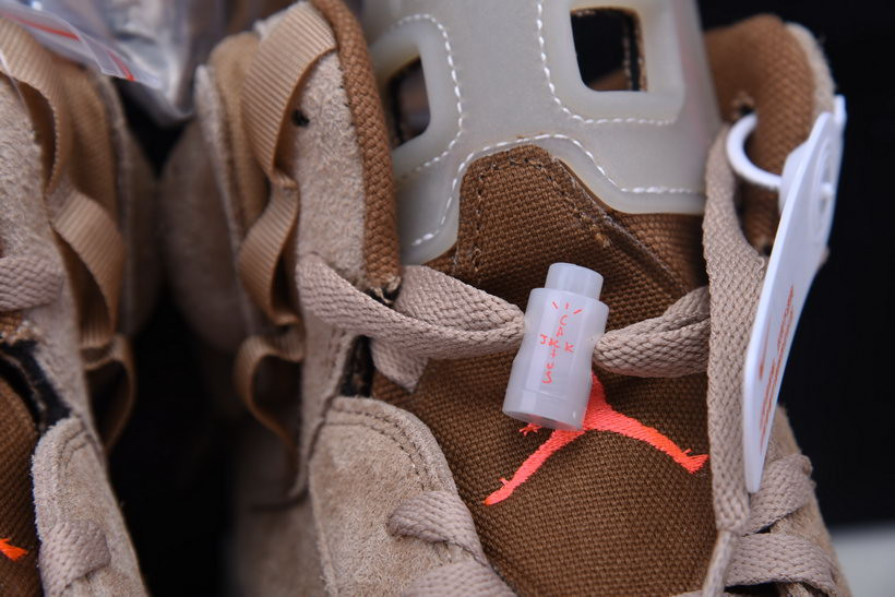 travis scott x air jordan 6 “british khaki ” dh0690-200