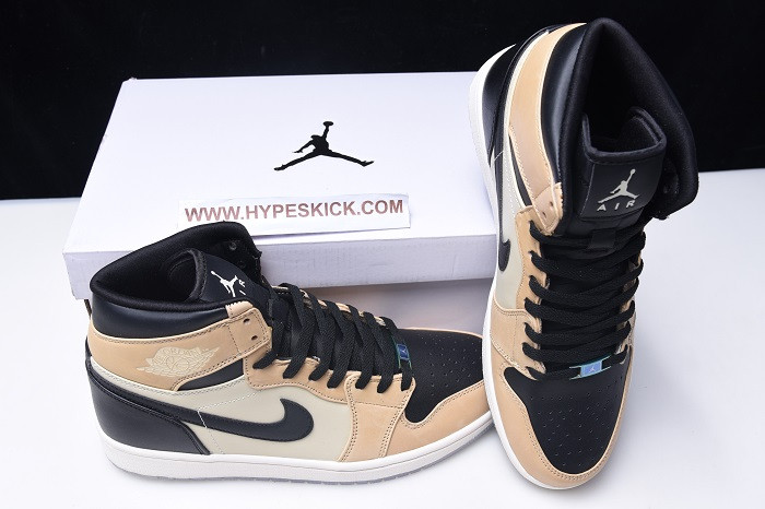 air jordan 1 high premium fossil ah7389-003