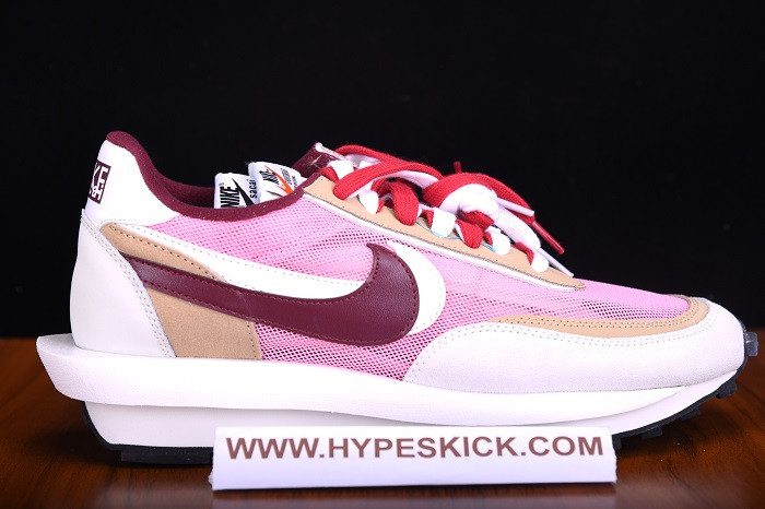 nike sacai x ldv waffle ''white pink'' bv0073-500